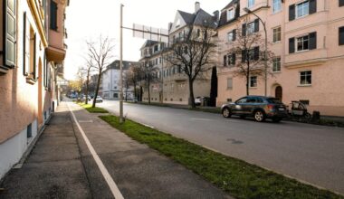 Für den Bau der neuen Straßenbahn-Trasse in Augsburg werden Bäume gefällt