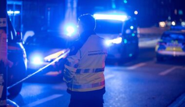 Der Einsatz der Polizei lief am Abend noch. Foto: Rene Schröder/News5/dpa