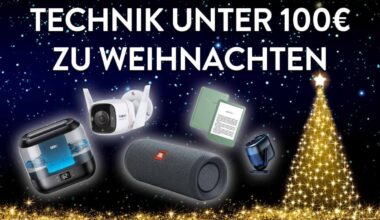 10 Technik Weihnachtsgeschenke für unter 100 Euro!