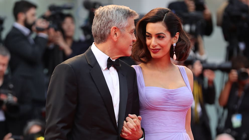 George und Amal Clooney haben zusammen die Zwillinge Ella und Alexander (8)