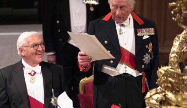 Bundespräsident Steinmeier in Großbritannien: Der pompöse Staatsbesuch in Bildern