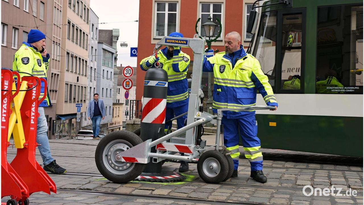 Poller-Verschiebung in Augsburg wird zum Internet-Hit