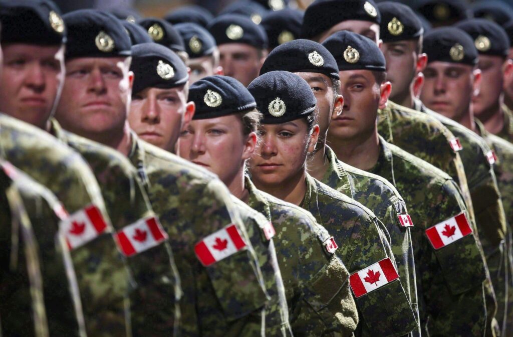 Kanadische Soldaten – ©RCA Press Service