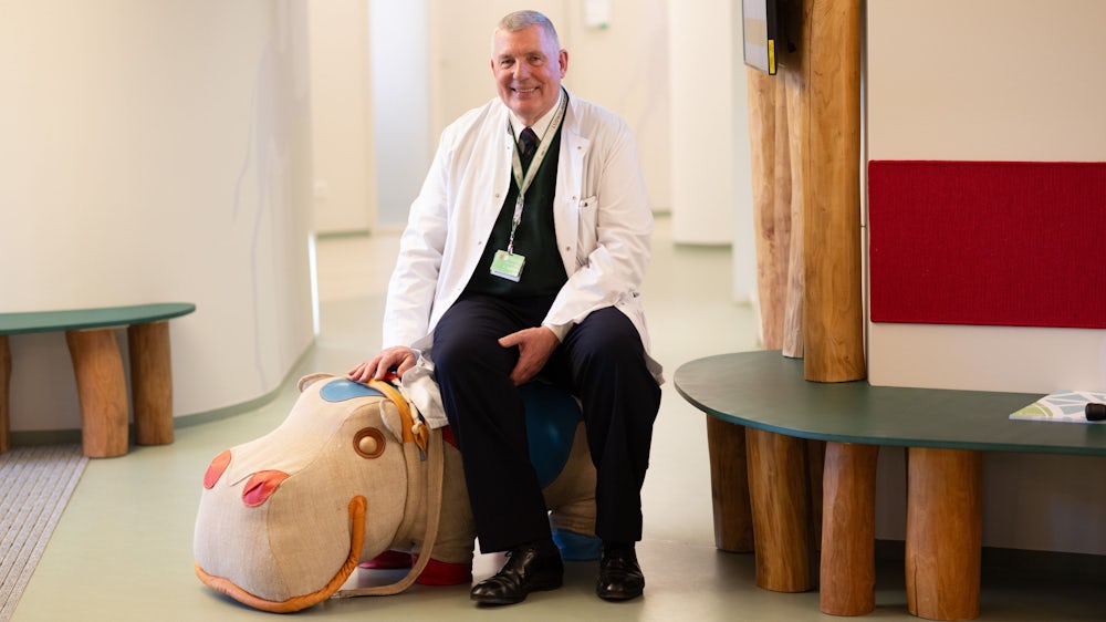 Ob Nildpferd oder Krokodil – Eltern und Kinder sollen sich in den neuen Räumen am Goetheplatz wohl und „wertgeschätzt“ fühlen, sagt der Ärztliche Direktor des iSPZ, Florian Heinen.