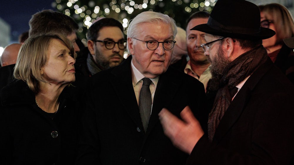 Die Teilnahme Steinmeiers an dem jüdischen Fest wurde erst kurzfristig bekanntgegeben.