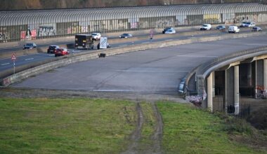 So sieht es an der A661 heute aus. Foto: Michael Brandt/dpa