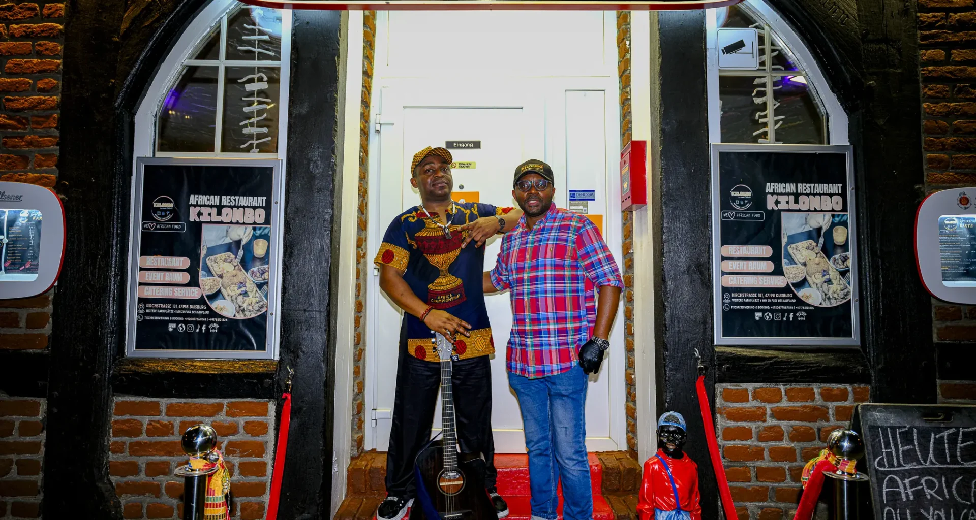 Afrikanische Klänge ließen Hochheide beben: Stargast "Christian Bakotessa" begeistert im „Kilombo African Restaurant and Culture“