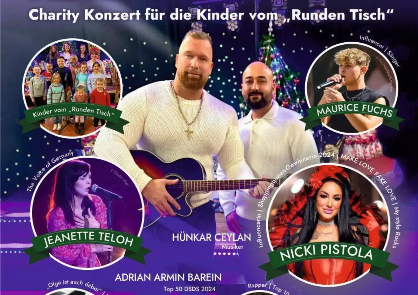Kinder singen gemeinsam mit namhaften Künstlern!: Magisches Charity-Weihnachts Konzert in Duisburg!