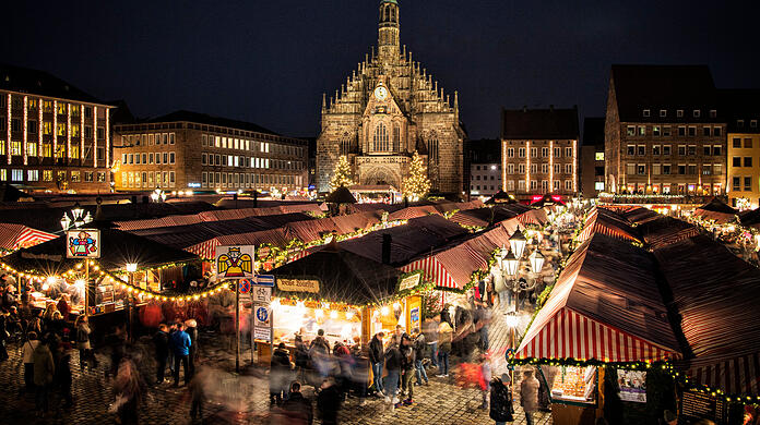Der Nürnberger Christkindlesmarkt.