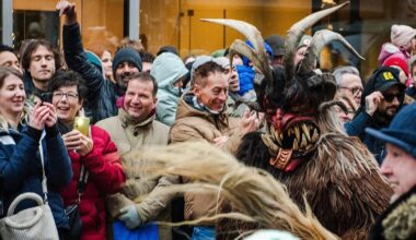 Krampuslauf durch die Münchner Altstadt: Grauslige Gestalten unterwegs