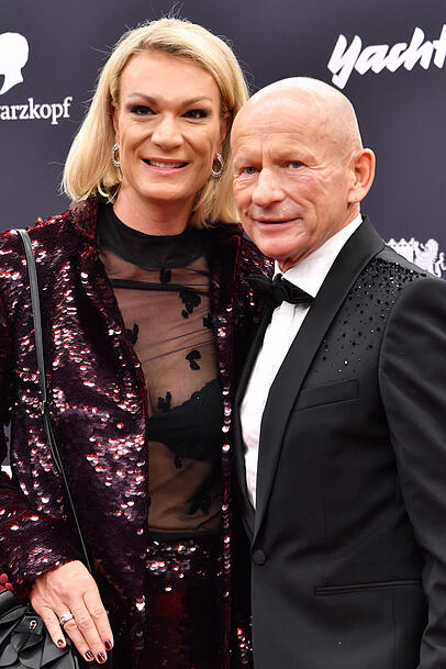 Maria Höfl-Riesch will mit Partner Johann Schrempf unbedingt auf die Piste.