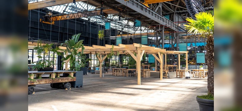 Foto: Jürgen Wetzstein - Das Areal Böhler in Düsseldorf bietet für die Cyclingworld Europe einen einzigartigen Rahmen.