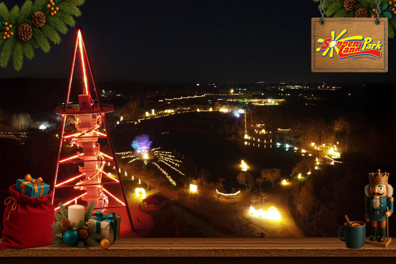 Gewinne eine Familienkarte für den Winterzauber 2025/2026 im Sonnenlandpark