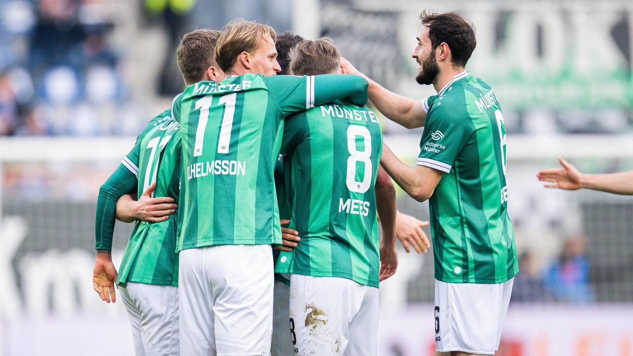 Später Derbysieg: Preußen Münster feiert Auswärtssieg in Bielefeld