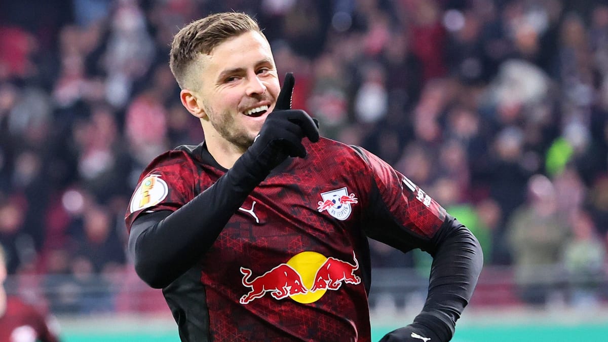 Christoph Baumgartner: Der Leipziger traf gegen Magdeburg.