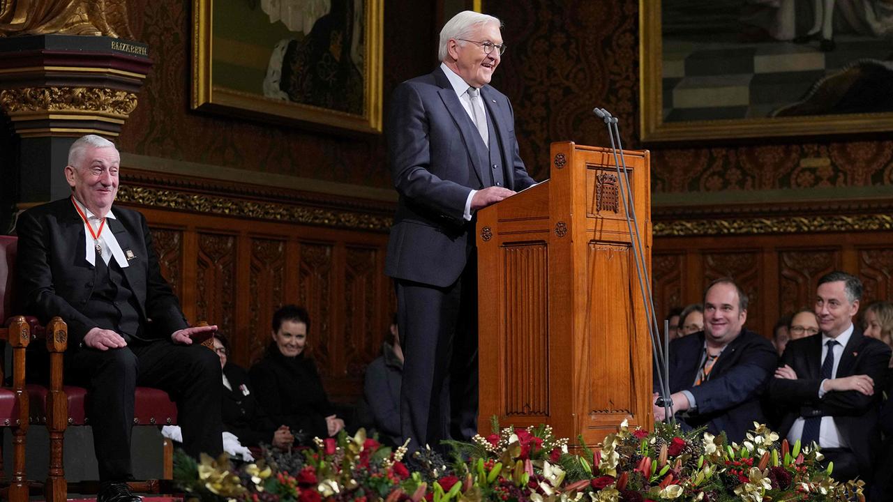 Großbritannien: Steinmeier ruft zur Verteidigung der Demokratie auf