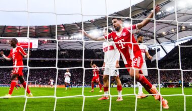 Bundesliga, 13. Spieltag – Samstag: Bayern siegt hoch in Stuttgart, Augsburg gewinnt gegen Leverkusen
