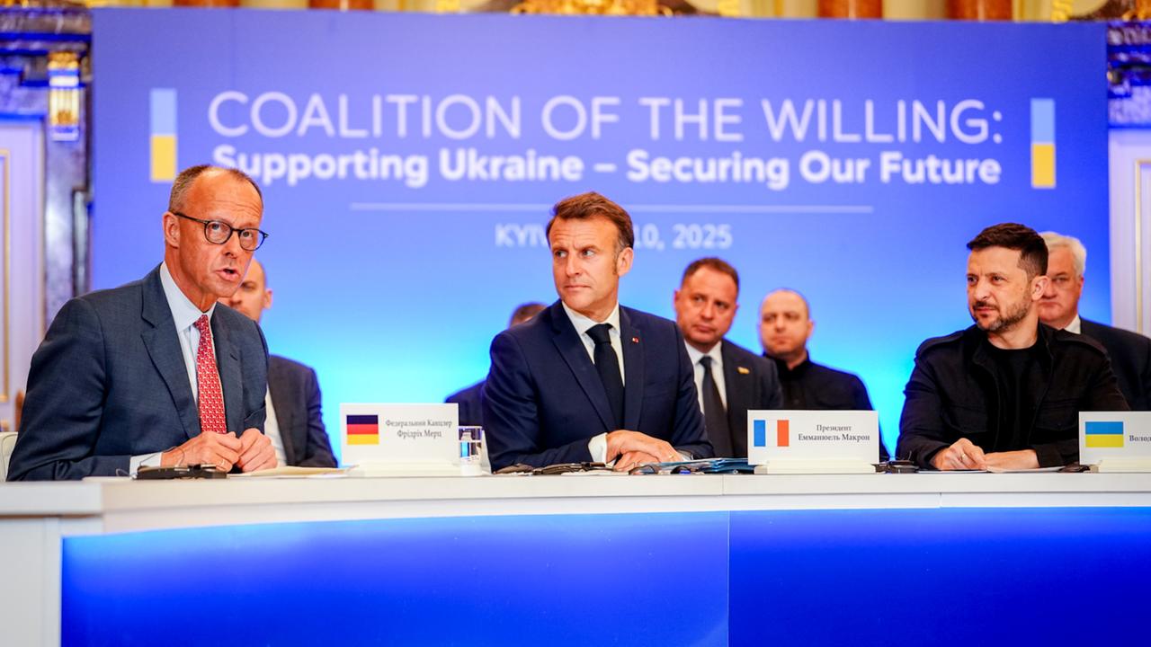Ukraine-Krieg: Treffen von Merz, Macron, Starmer und Selenskyj in London