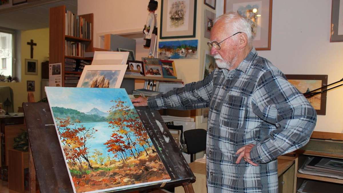 Künstler Horst Preibisch (90) stellt aus