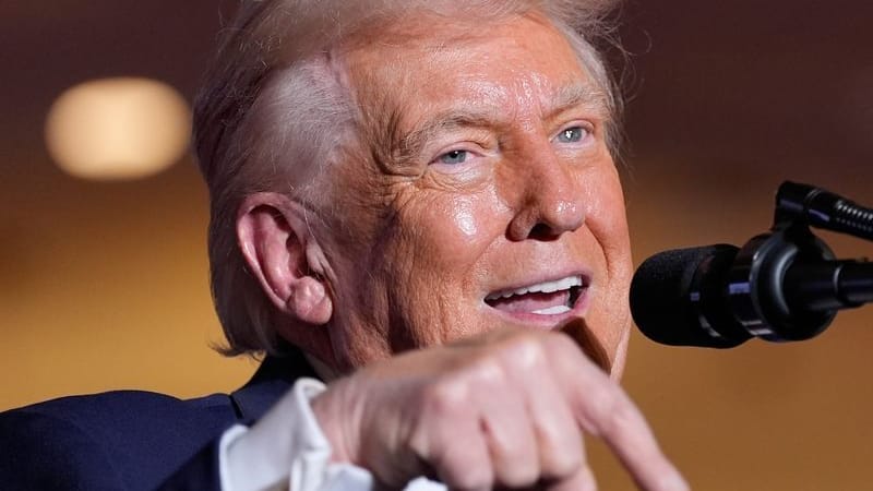 US-Präsident Donald Trump spricht im Mount Airy Casino Resort.