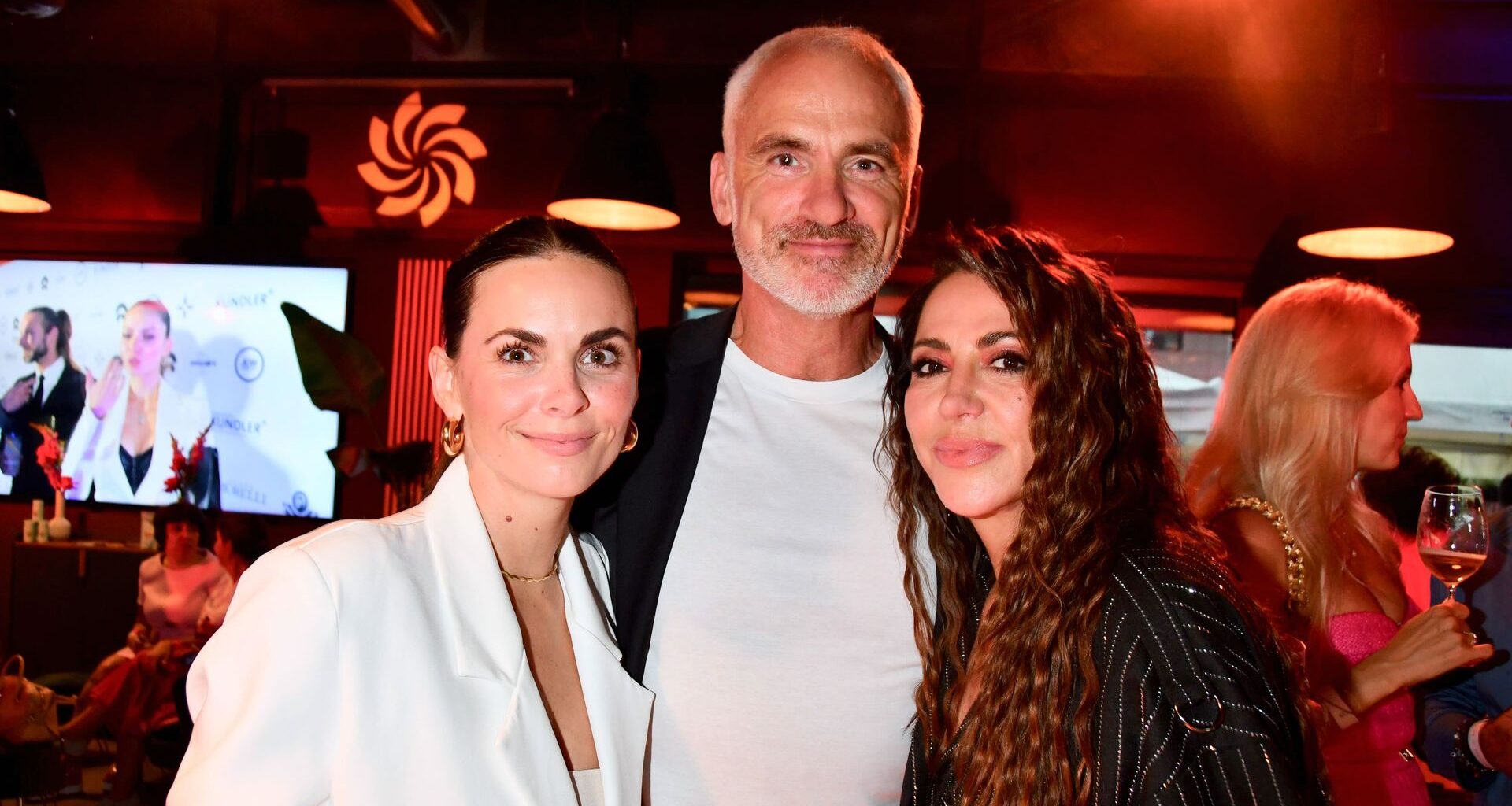 Denise Merten, René Merten und Simone Thomalla im Juli 2025