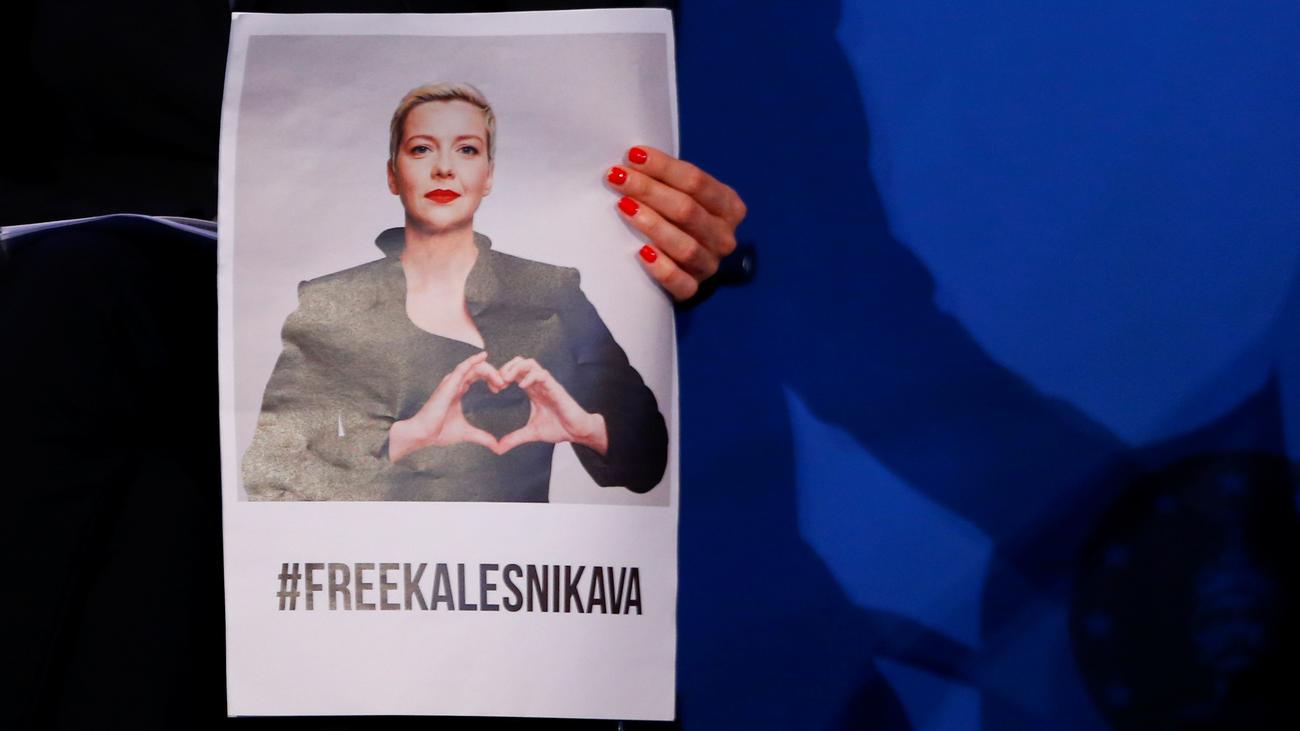 Belarussische Oppositionelle: Maria Kolesnikowa und 122 weitere Gefangene in Belarus kommen frei