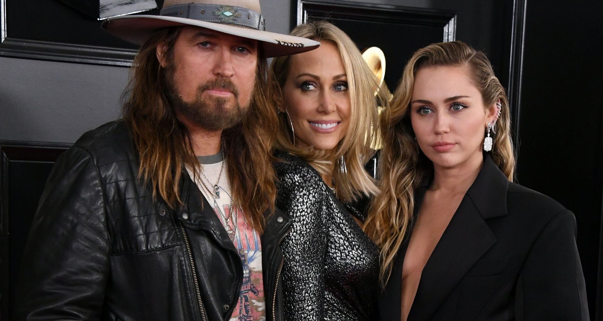 Billy Ray, Tish und Miley Cyrus bei den Grammy Awards 2019