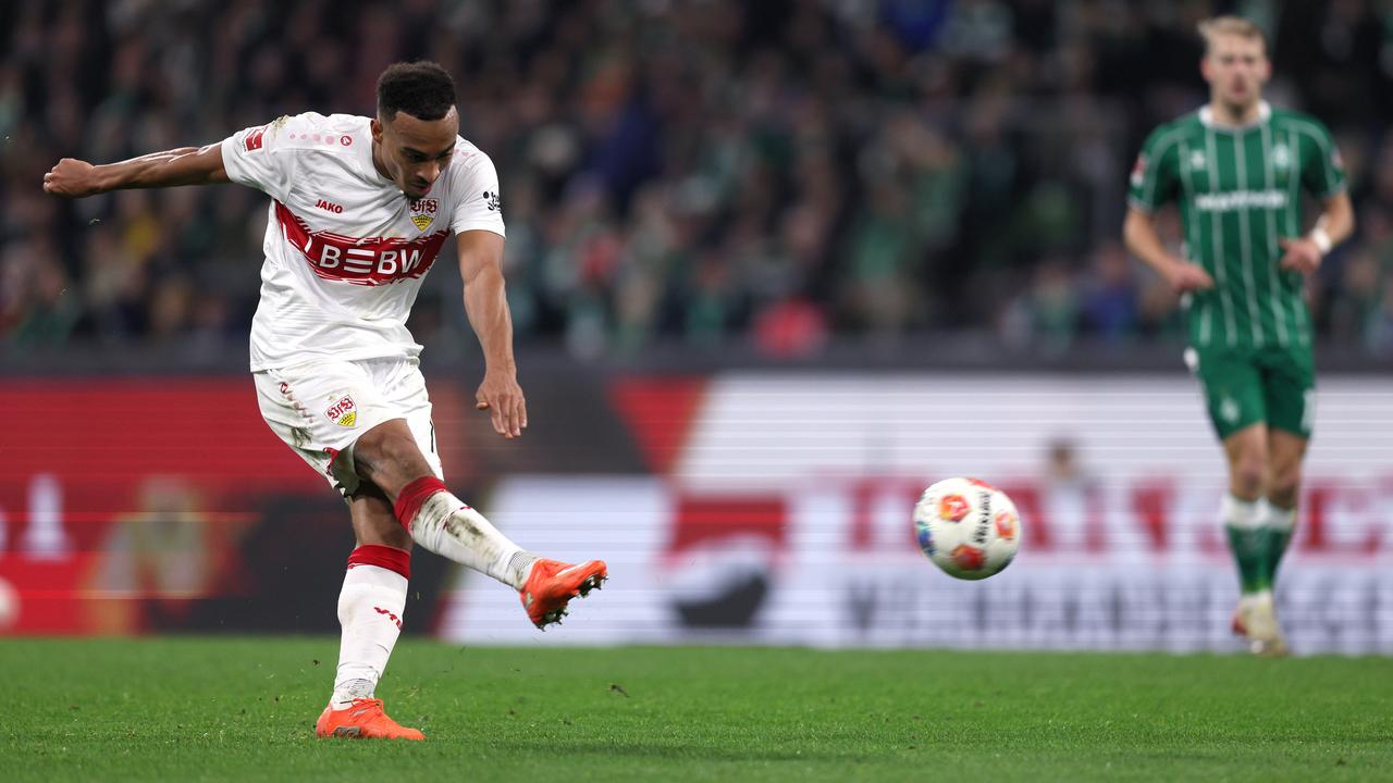 Leweling knallt VfB Stuttgart bei Werder Bremen aus dem Bundesliga-Tief