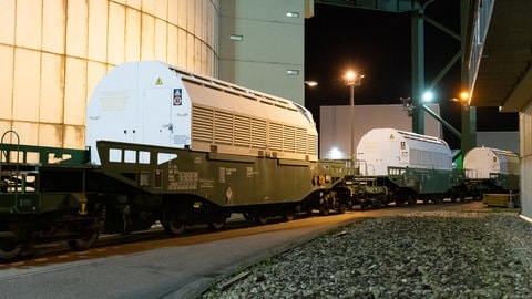 Am 20. November 2024 sind die letzten Castor-Behälter im Zwischenlager in Philippsburg eingetroffen.
