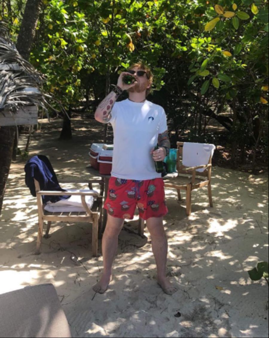 Ein weiterer Schnappschuss aus 2019. Der Sänger krempelte sein Leben um.