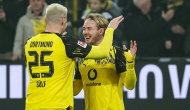 Fußball-Bundesliga: Borussia Dortmund gewinnt hitziges Duell gegen Gladbach