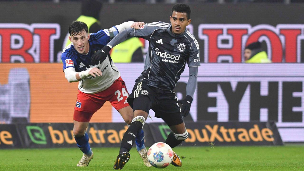 HSV und Frankfurt mit Unentschieden nach wildem Spiel