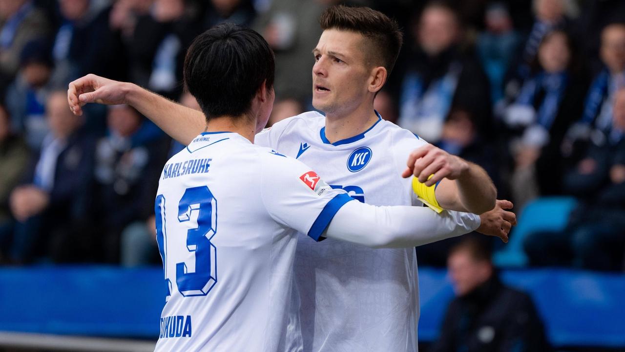 Niederlagen-Serie gestoppt: KSC rettet spät ein Remis in Bochum: "Besser, als mit leeren Händen dazustehen"