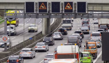 Wasserrohrbruch führt zu Staus und Sperrung auf A100 in Berlin