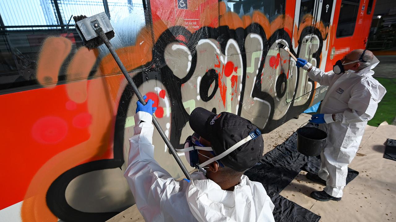 Berlin: Züge und Anlagen in Berlin bundesweit am häufigsten mit Graffiti beschmiert