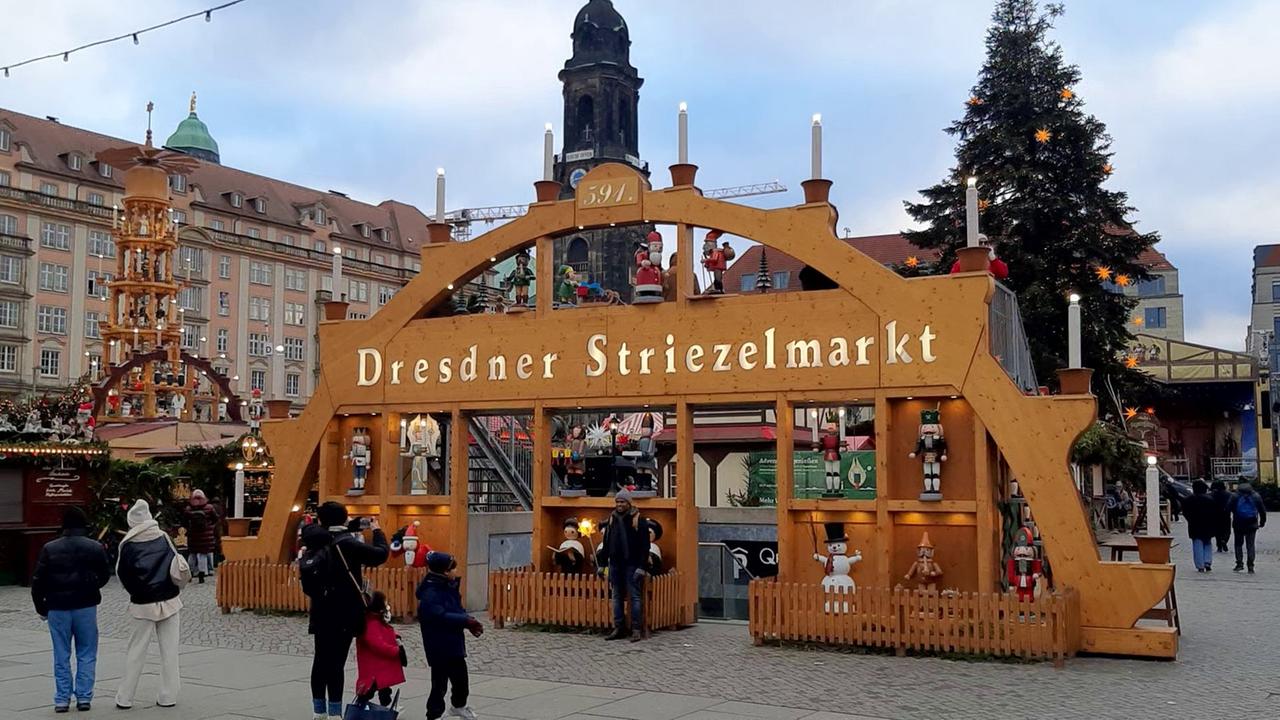 Sachsen: Striezelmarkt Dresden: Weihnachtsmacher haben keine Weihnachten