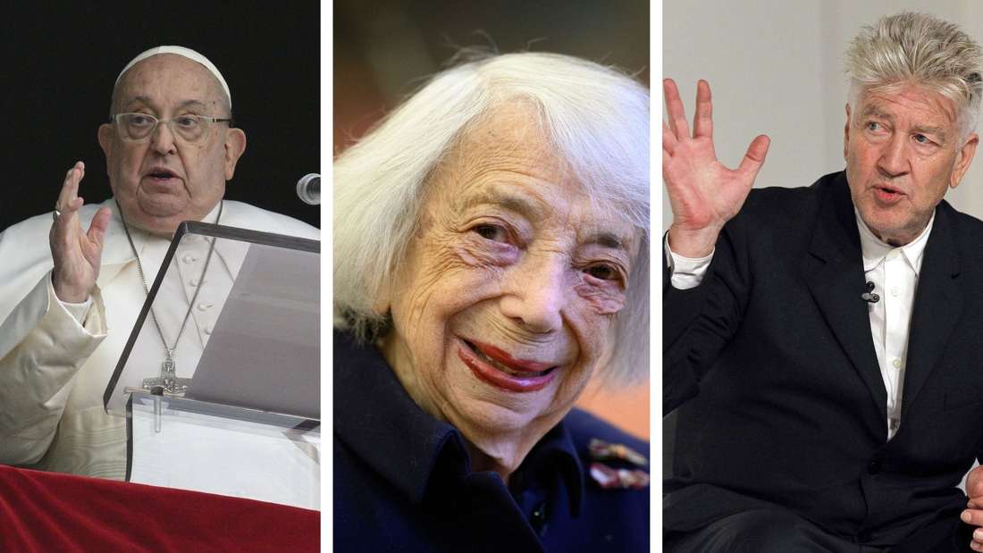 Papst Franziskus, Margot Friedländer und David Lynch sind in diesem Jahr verstorben.