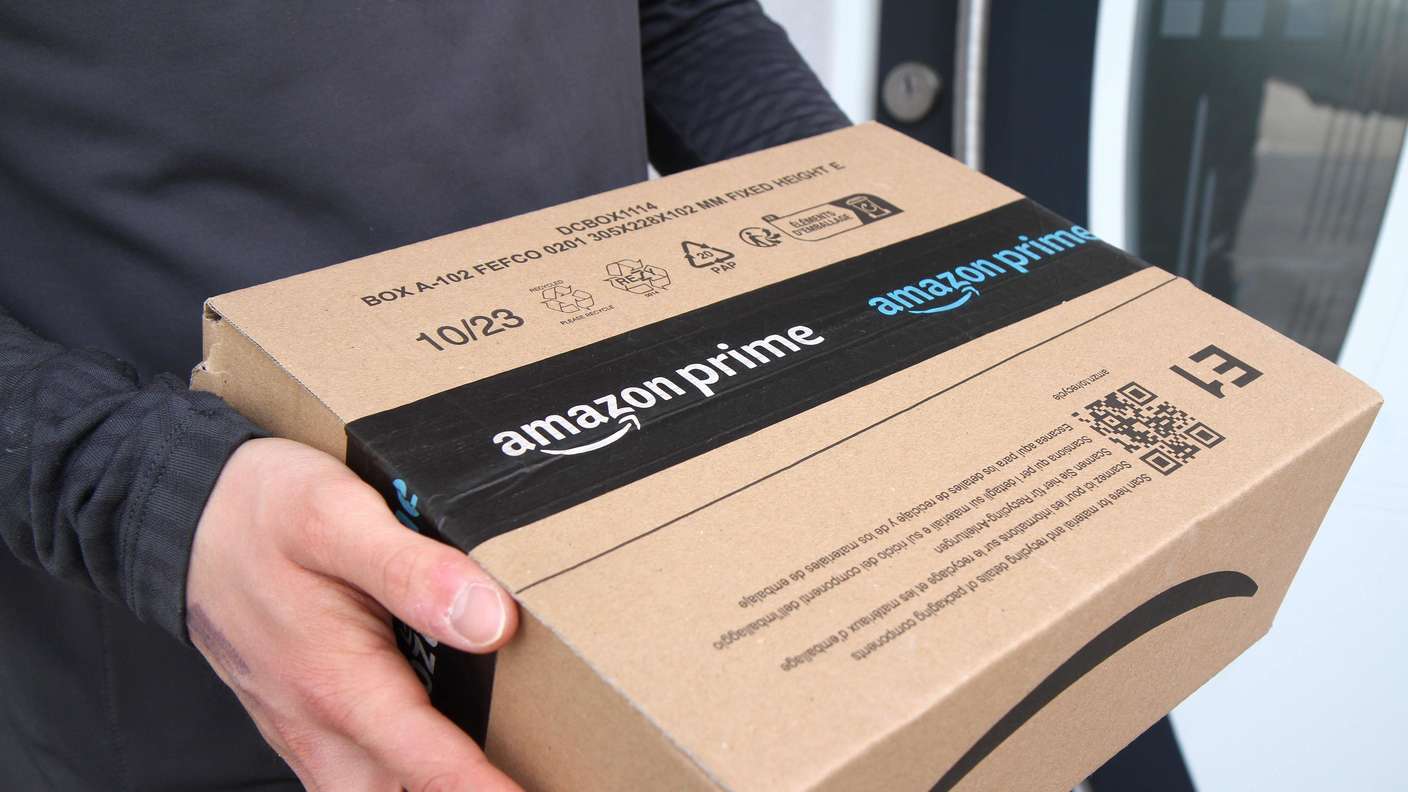 Amazon, Paketzustellung, Paketanlieferung Amazon Prime, Prime, Logo 