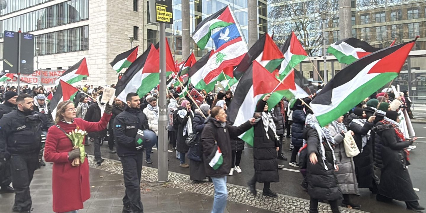 Berlin: In 2025 mehr Demonstrationen mit Nahost-Bezug