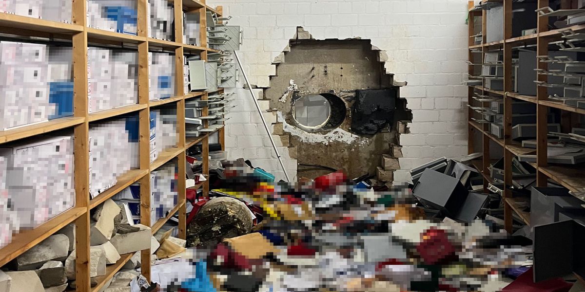 Einbruch Gelsenkirchen: Sparkasse mit Spezialbohrer geplündert