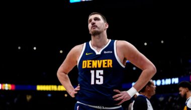 "Nur" Überstreckung am linken Knie: NBA-Star Jokic fehlt Denver mindestens vier Wochen
