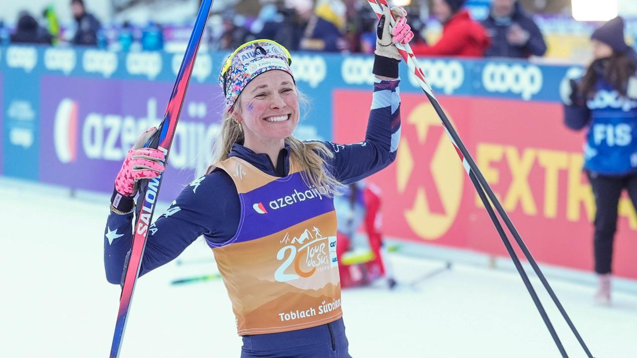 Tour de Ski in Toblach: Jessie Diggins macht die USA-Gala im Langlauf perfekt