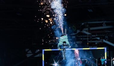 So lief Lukas Knopfs spektakuläre Freestyleshow „Stunt it!“ in der Chemnitzer Messe
