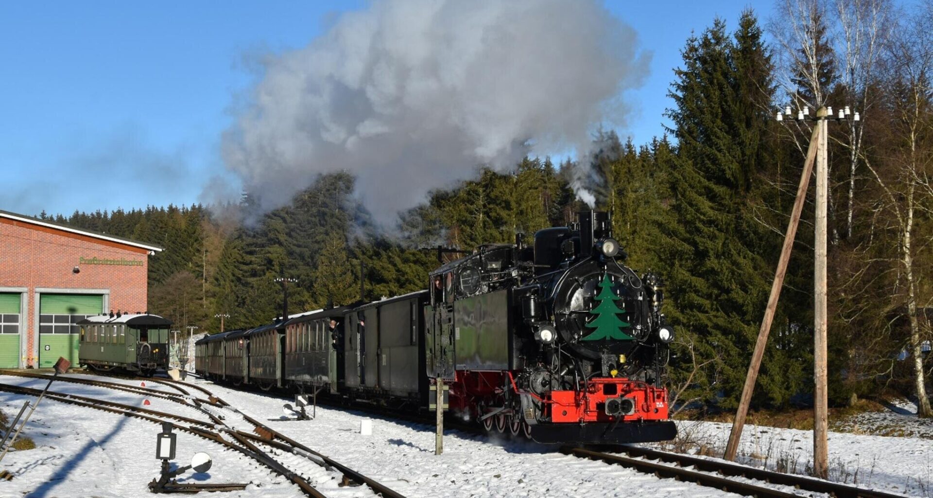 Mit dem Dampfzug durchs Erzgebirge