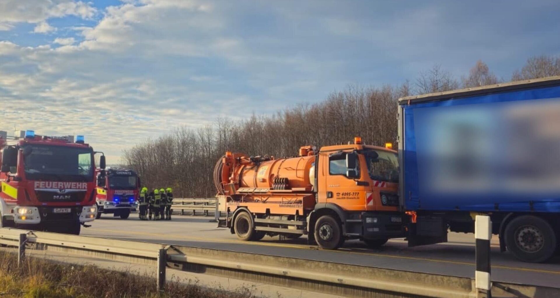 Stau auf A 4 und A 72 bei Chemnitz