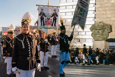 Große Fotogalerie: Chemnitz 2025 in 100 Bildern! - Rückblick aufs Festjahr zur Europäischen Kulturhauptstadt Chemnitz 2025: Europäische Bergparade zum KuHa-Closing.