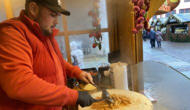 Besondere Speisen auf dem Chemnitzer Weihnachtsmarkt
