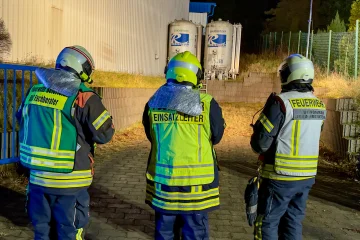 Stickstoff-Alarm in Schneeberg: ABC Alarm der Feuerwehr -