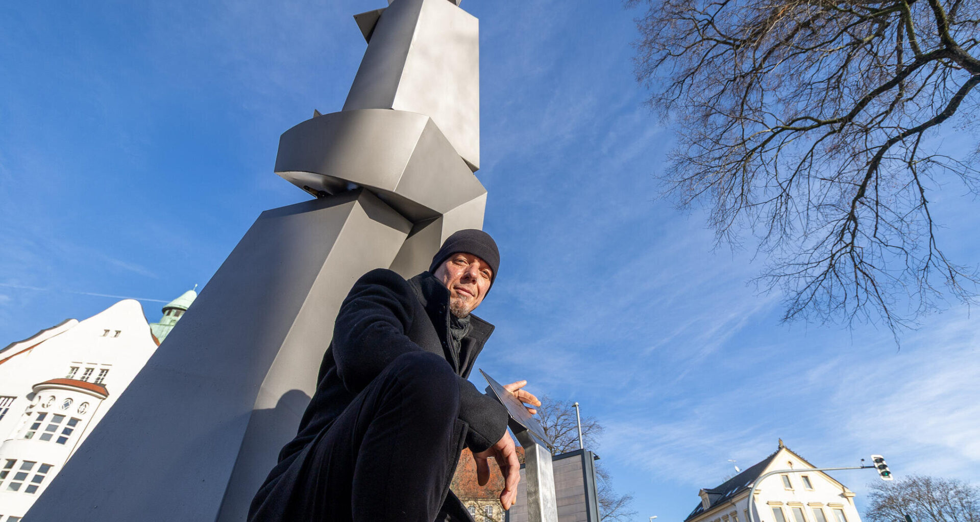 Kunst von Ronald Münch in Chemnitz: „Lasst mal los!“