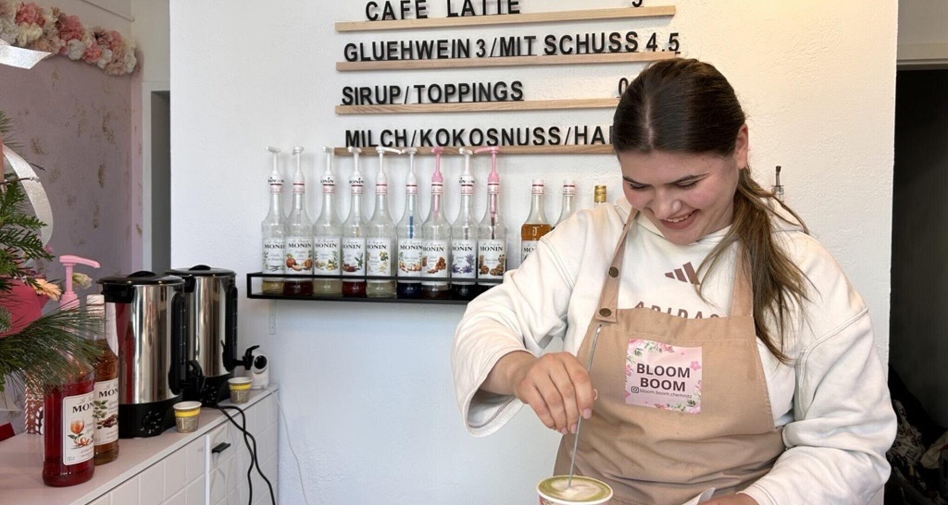 Eine junge Ukrainerin erfüllt sich in Chemnitz den Traum vom eigenen Café